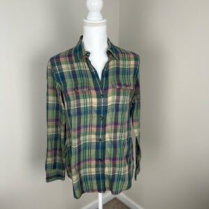 Chaps Multicolor Plaid Shirt